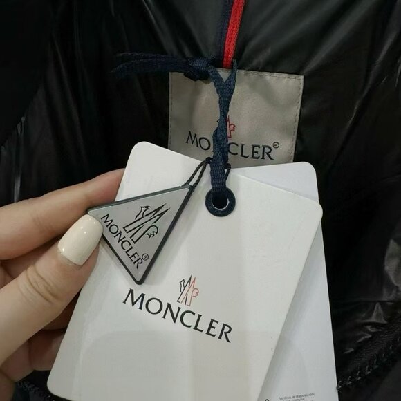 Moncler Maya Long Hooded Down Jacket, Black, Brand New - Picture 10 of 15